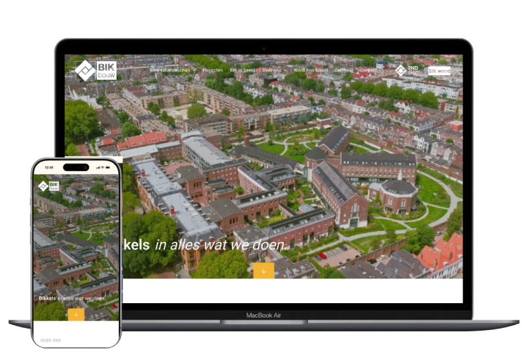 Nieuwe website voor BIK Bouw, ontwikkeld door Mooi Online