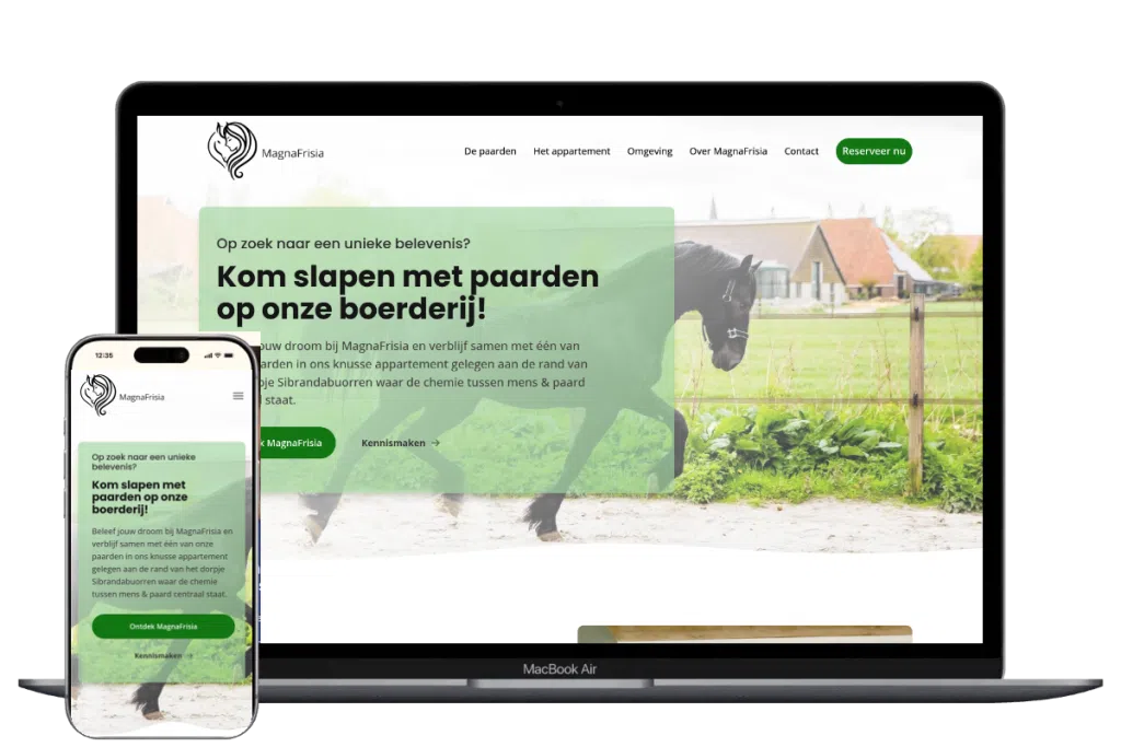 Nieuwe website voor MagnaFrisia, ontwikkeld door Mooi Online